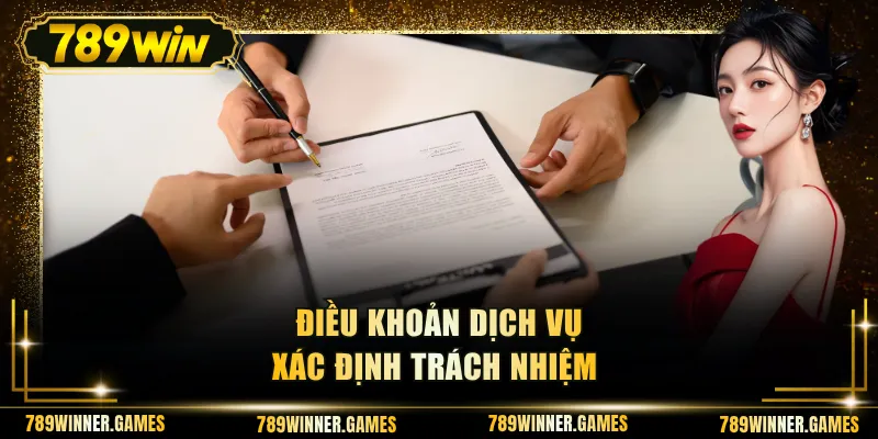 Điều khoản dịch vụ xác định trách nhiệm